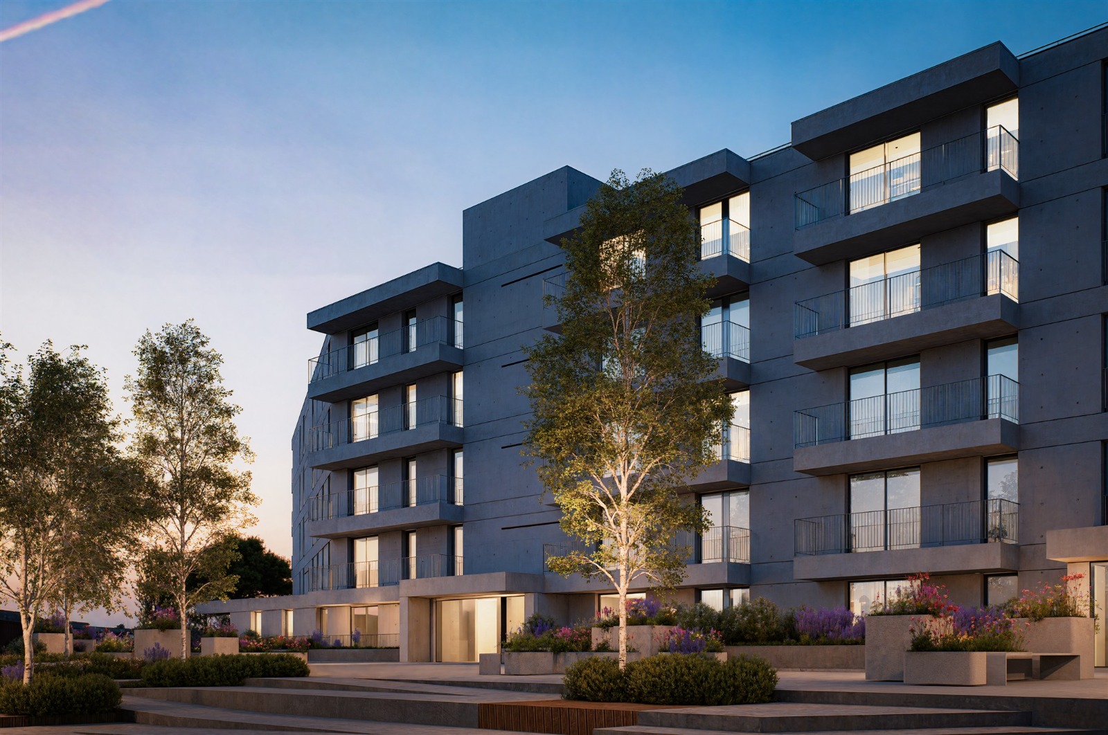 Vista exterior do empreendimento Esposende Residences